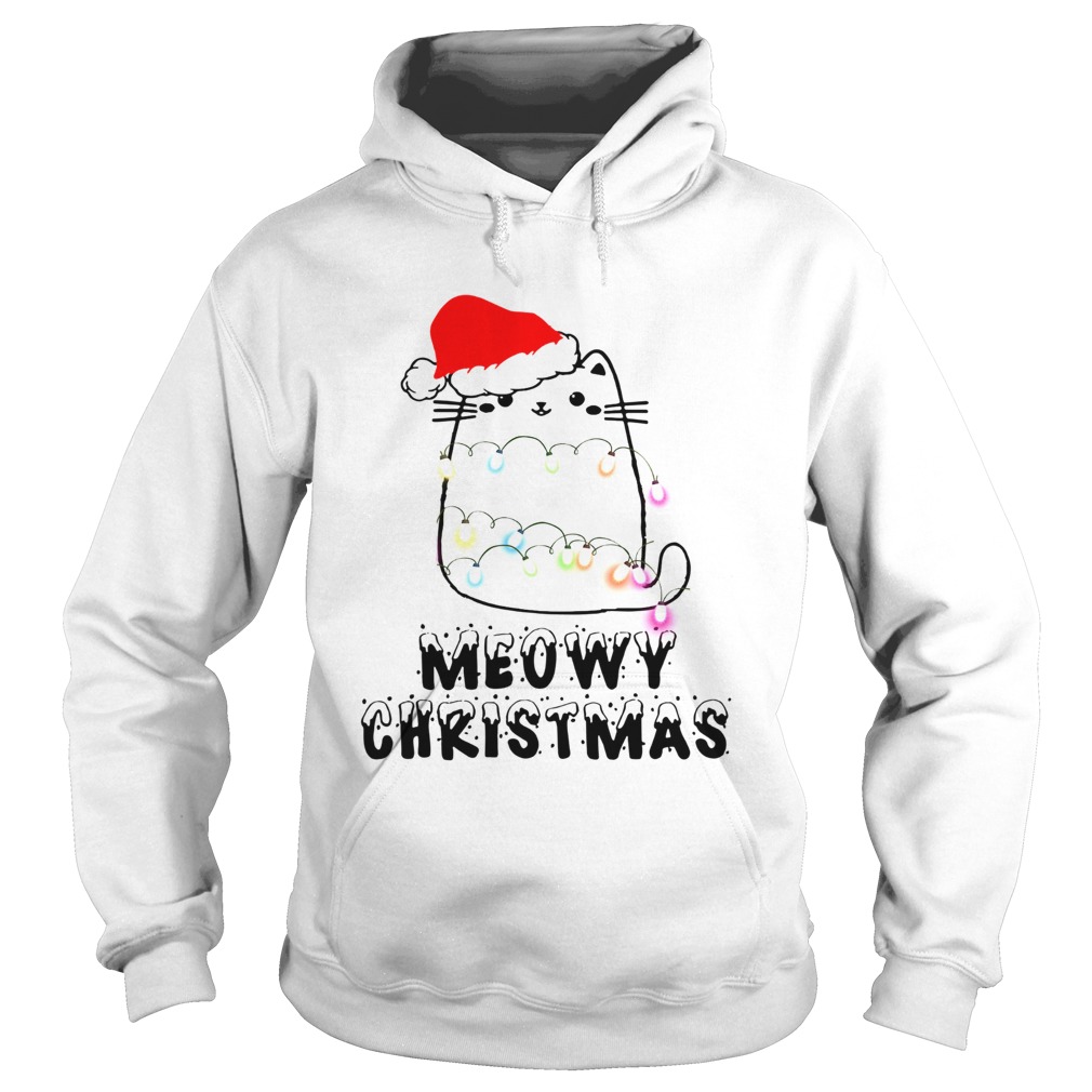 Meowy Christmas Holiday Hoodie