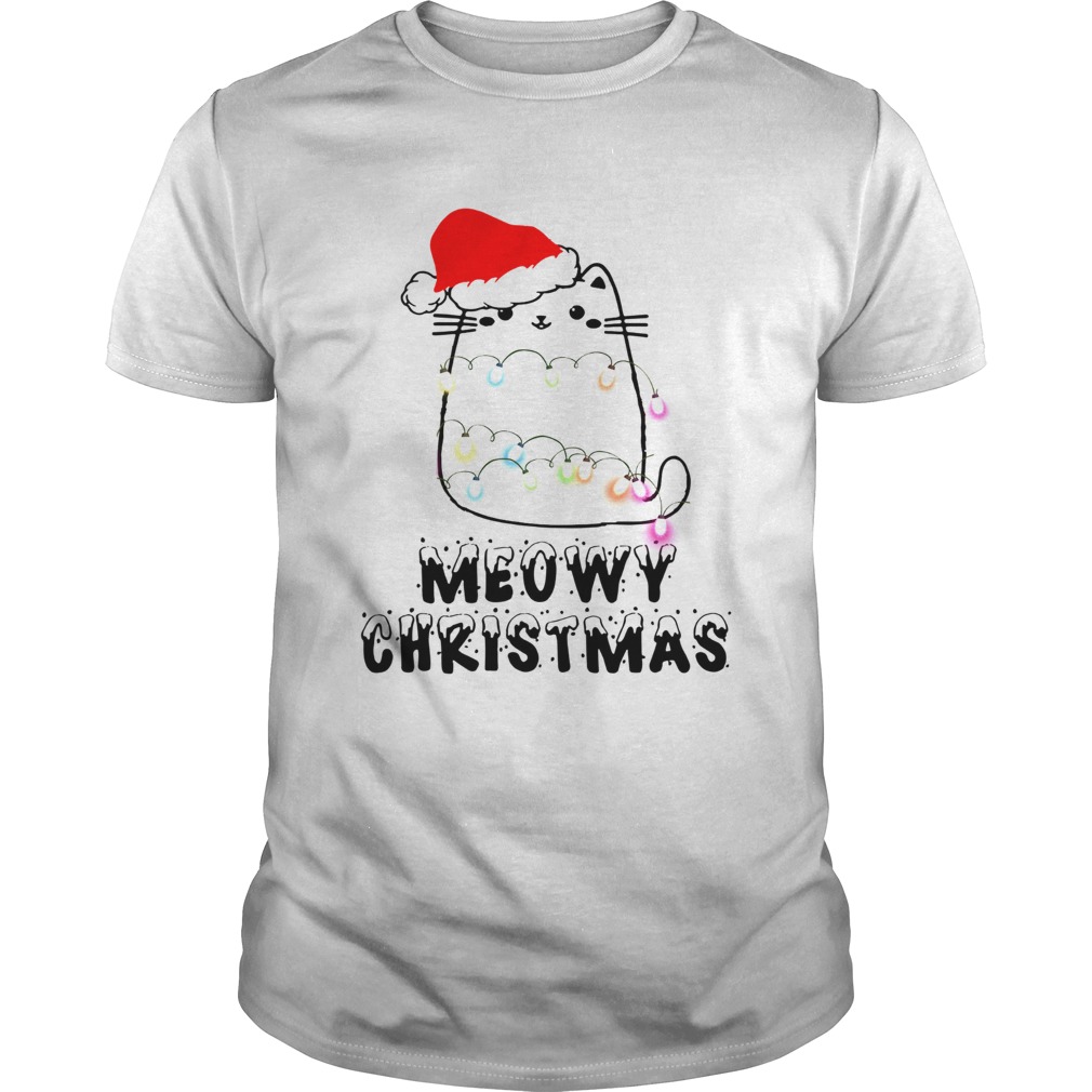Meowy Christmas Holiday shirt