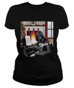 Merry Christmas Darth vader playing piano music noel Funny  Classic Ladies