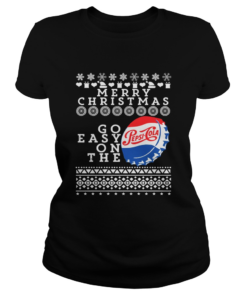 Merry Christmas Go Easy On The Pepsi Cola  Classic Ladies