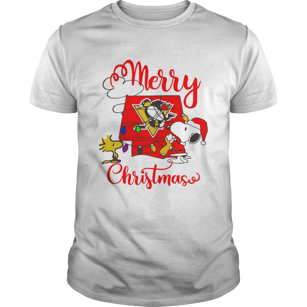 Merry Christmas Snoopy Pittsburgh Penguins shirt
