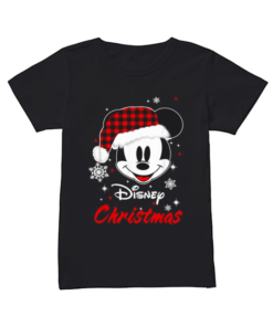 Mickey Mouse Santa Disney Christmas  Classic Women's T-shirt