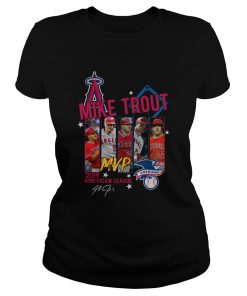 Mike Trout Los Angeles Angels MVP American League 2019 Signature  Classic Ladies