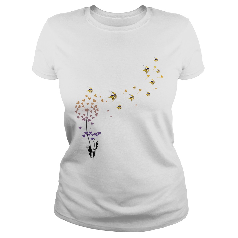 Minnesota Vikings dandelion flower Classic Ladies