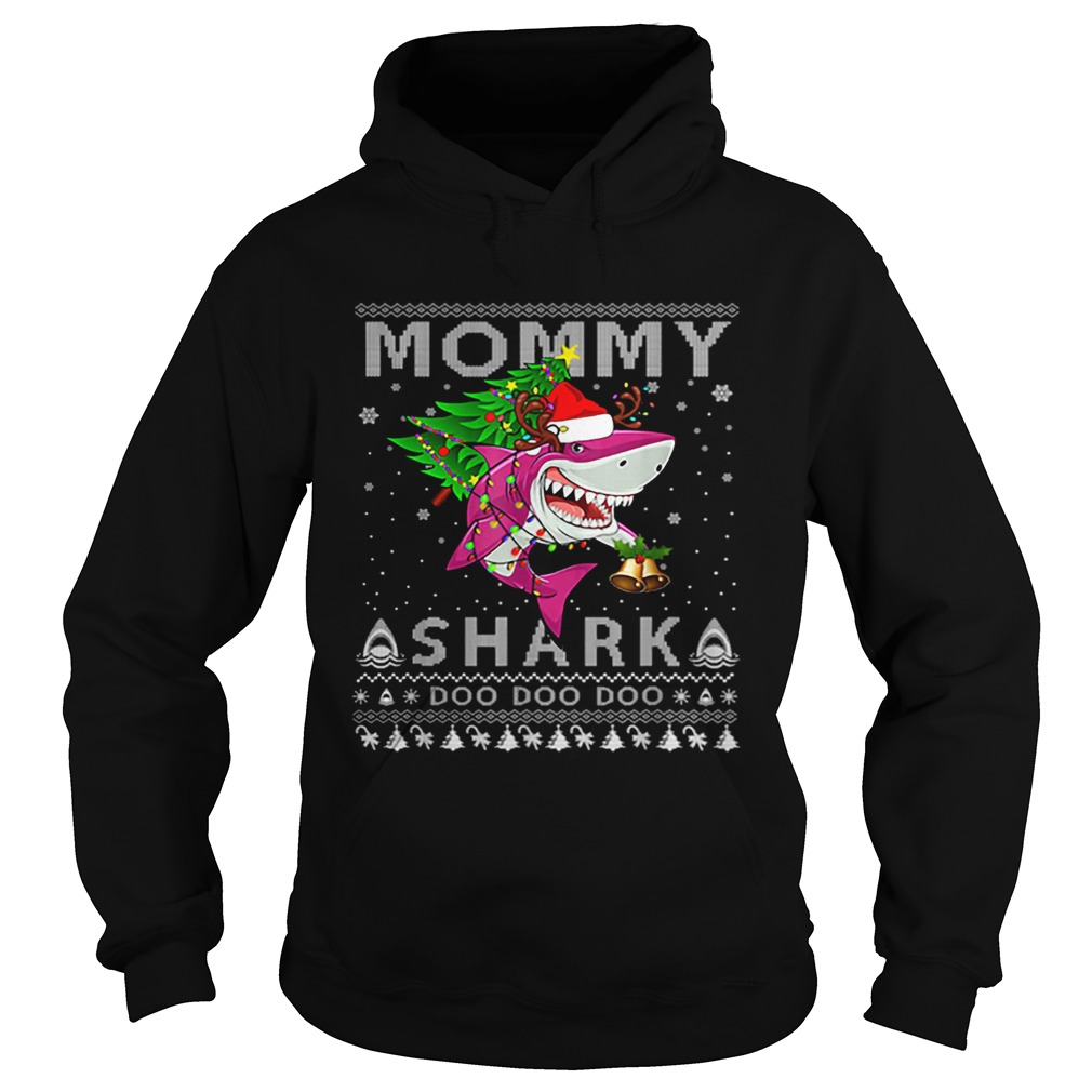 Mommy Shark Santa Doo Doo Doo Christmas Ugly Hoodie
