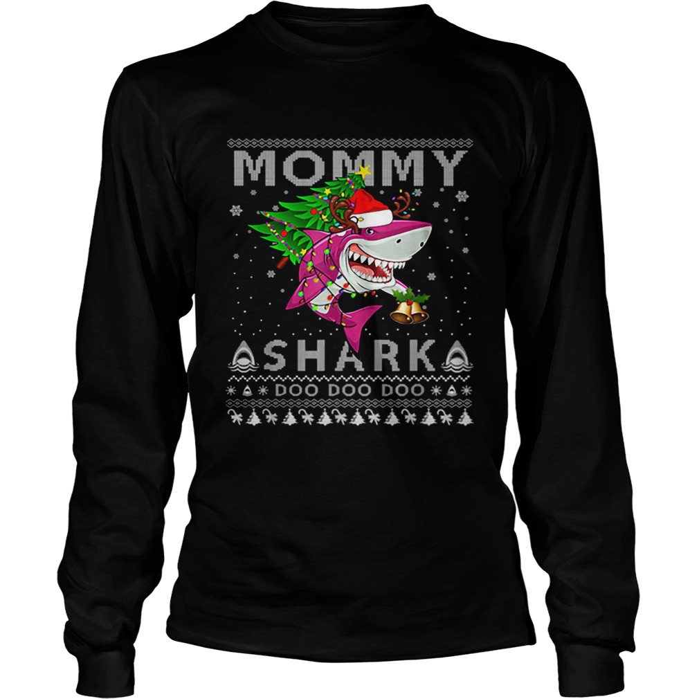 Mommy Shark Santa Doo Doo Doo Christmas Ugly LongSleeve