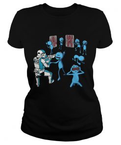 Mr Meeseeks And Stormtrooper Star War  Classic Ladies