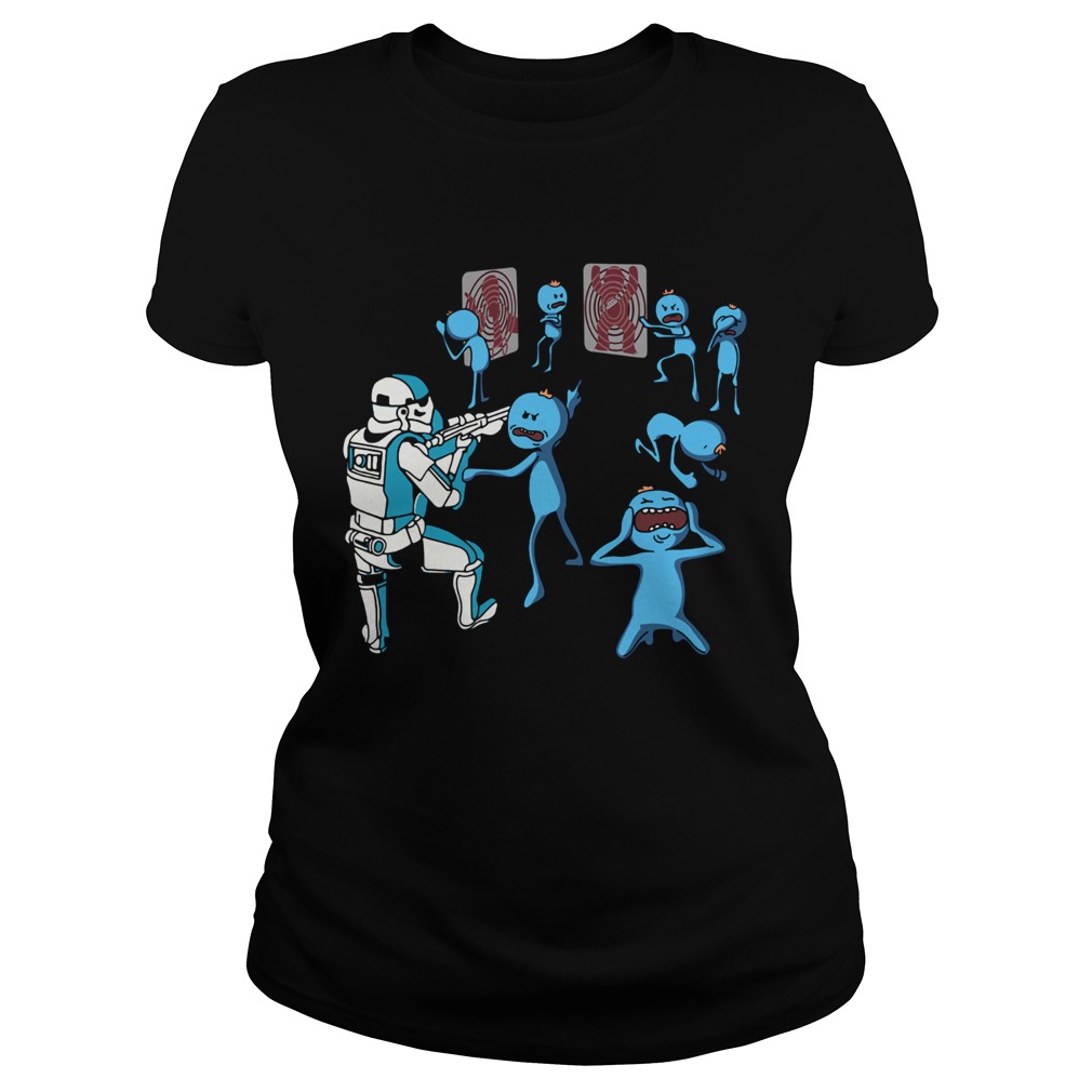 Mr Meeseeks And Stormtrooper Star War Classic Ladies