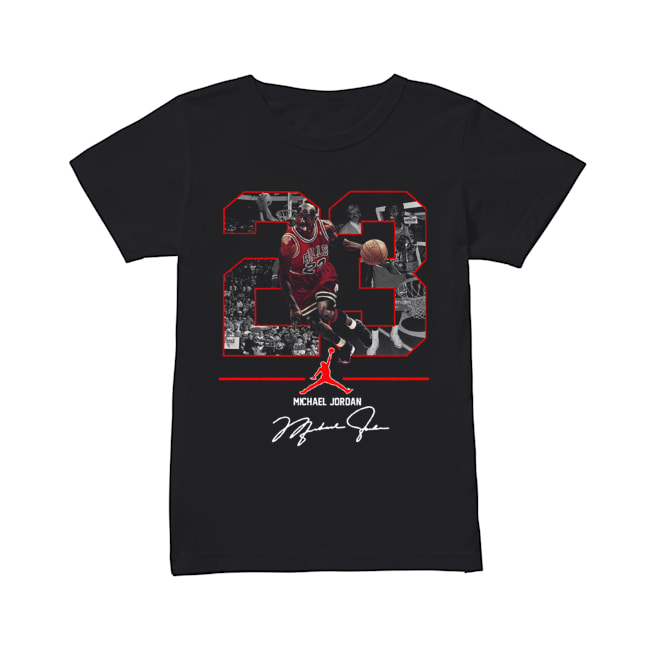 Nba 23 Michael Jordan Signature Shirt Classic Women's T-shirt
