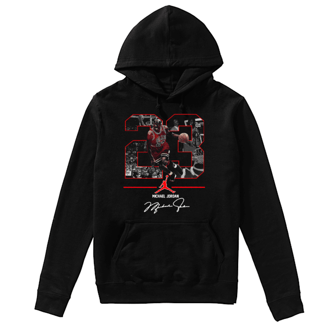 Nba 23 Michael Jordan Signature Shirt Unisex Hoodie