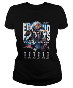 New England Patriots Tom Brady Signature  Classic Ladies