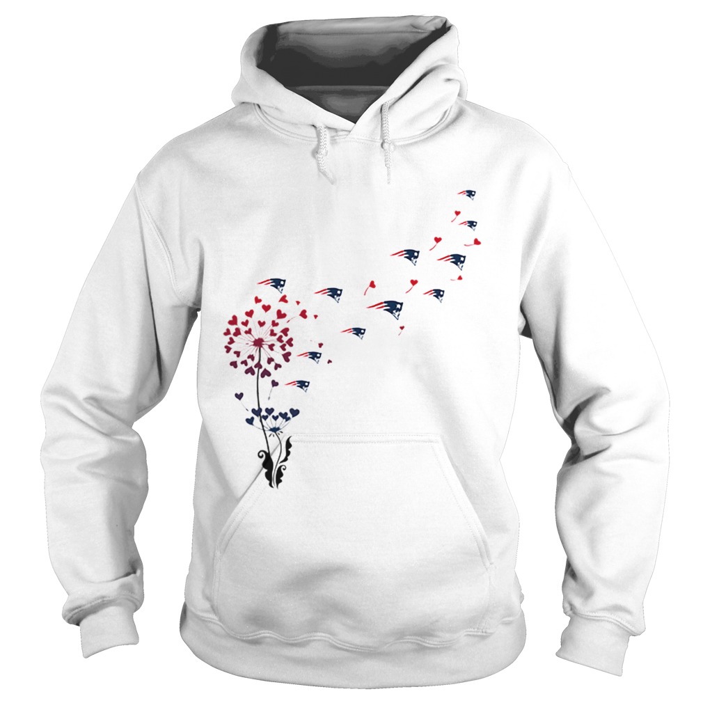 New England Patriots dandelion flower Hoodie