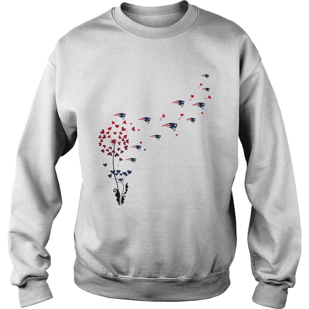 New England Patriots dandelion flower Sweatshirt