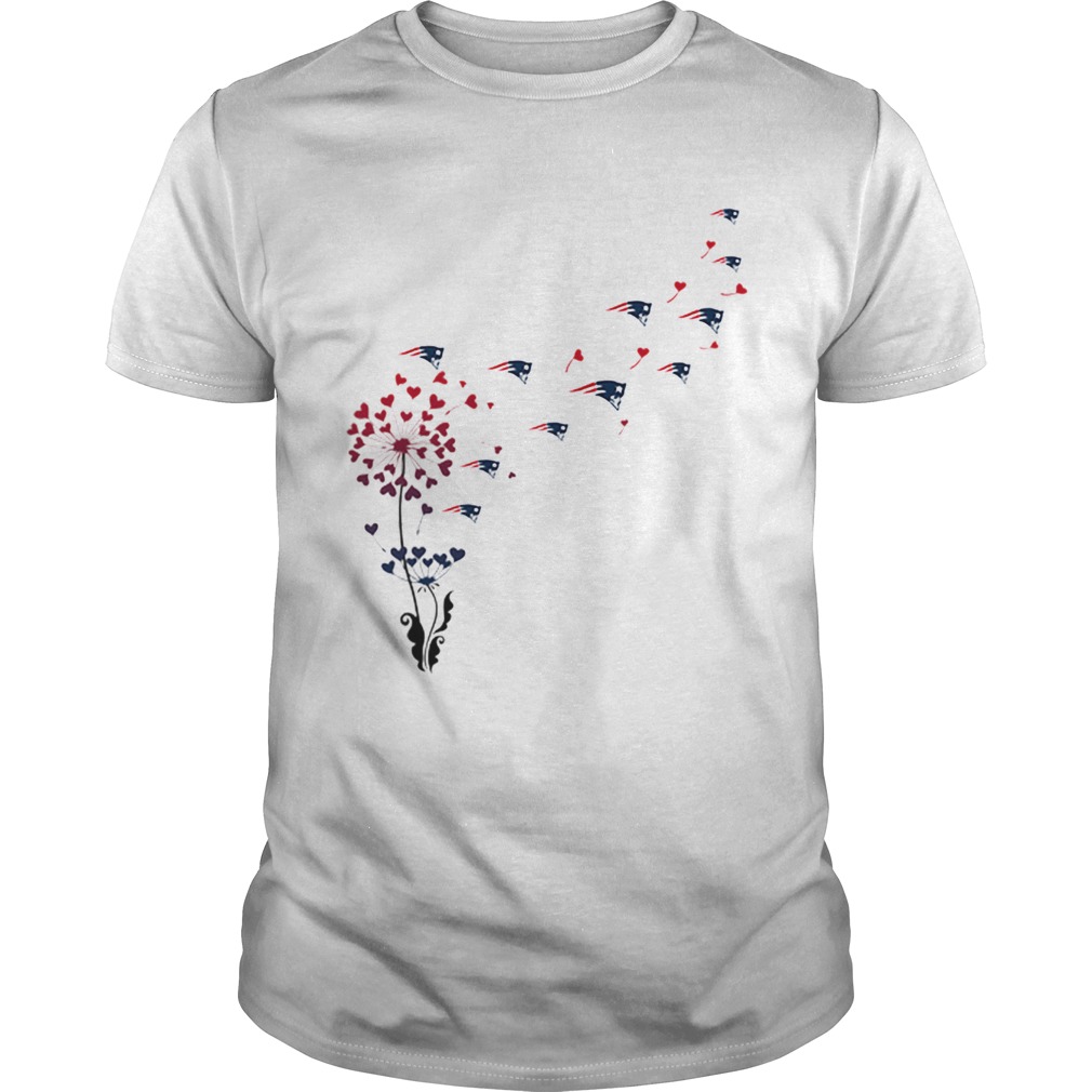 New England Patriots dandelion flower shirt