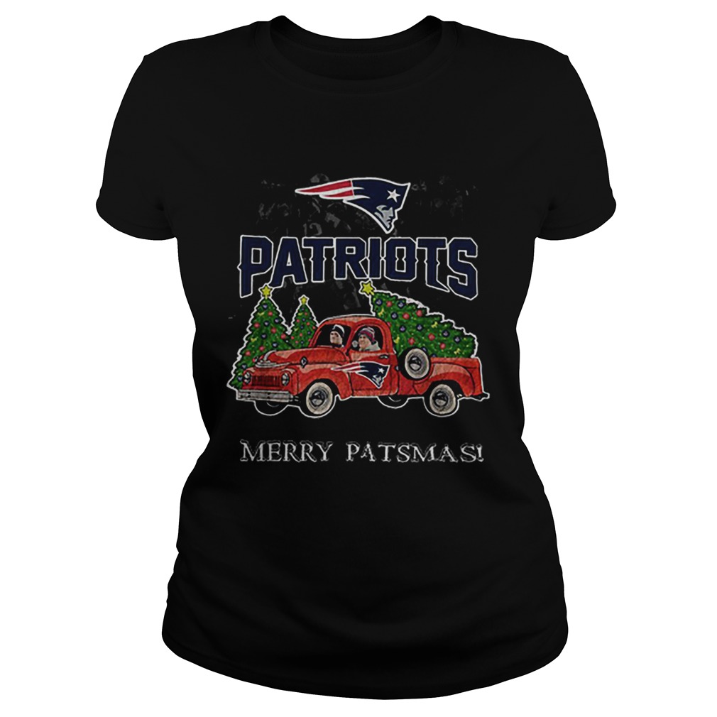 New England Patriots truck merry patsmas Christmas Classic Ladies