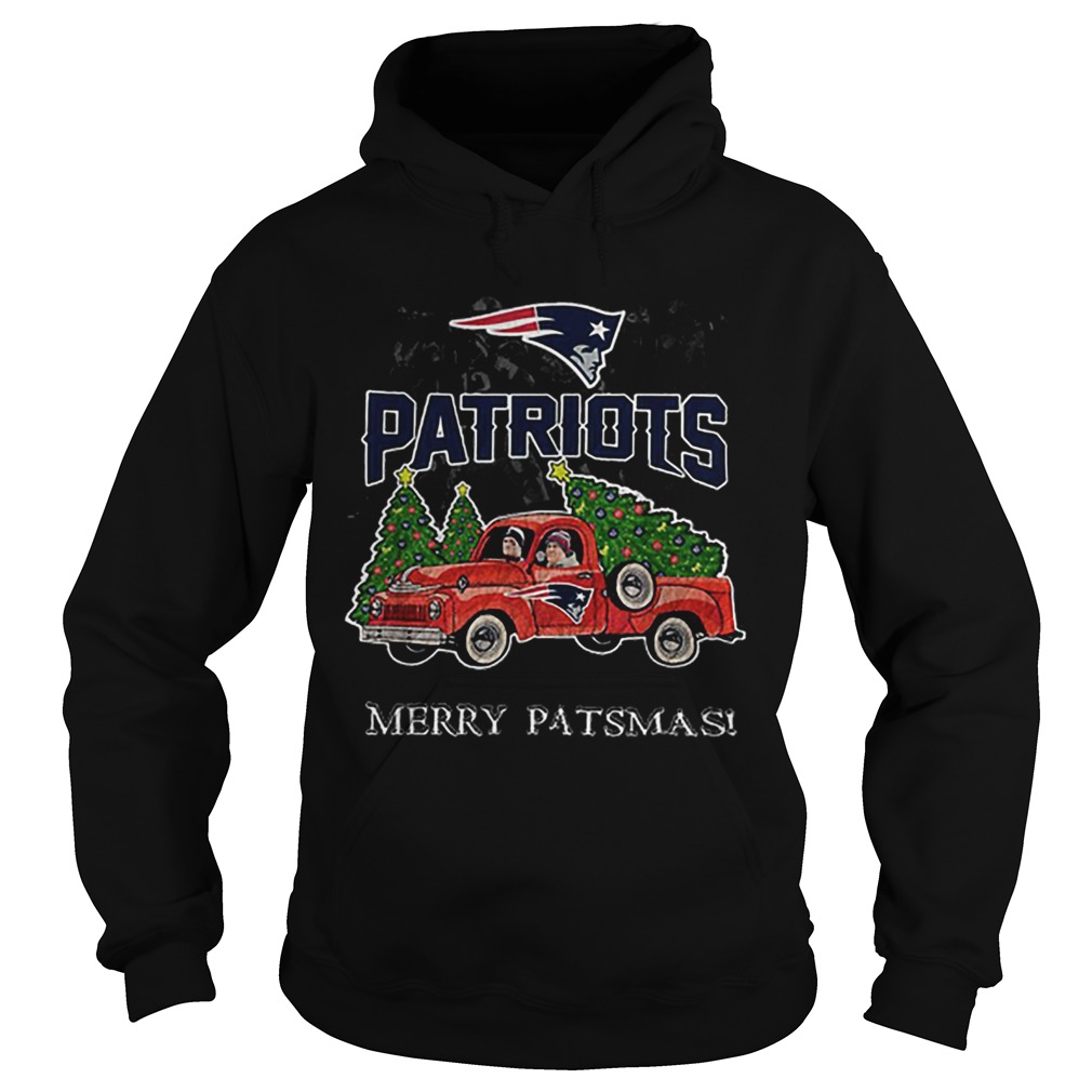 New England Patriots truck merry patsmas Christmas Hoodie