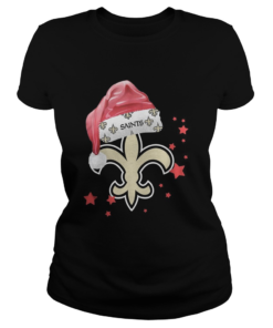 New Orleans Saints Merry Christmas  Classic Ladies