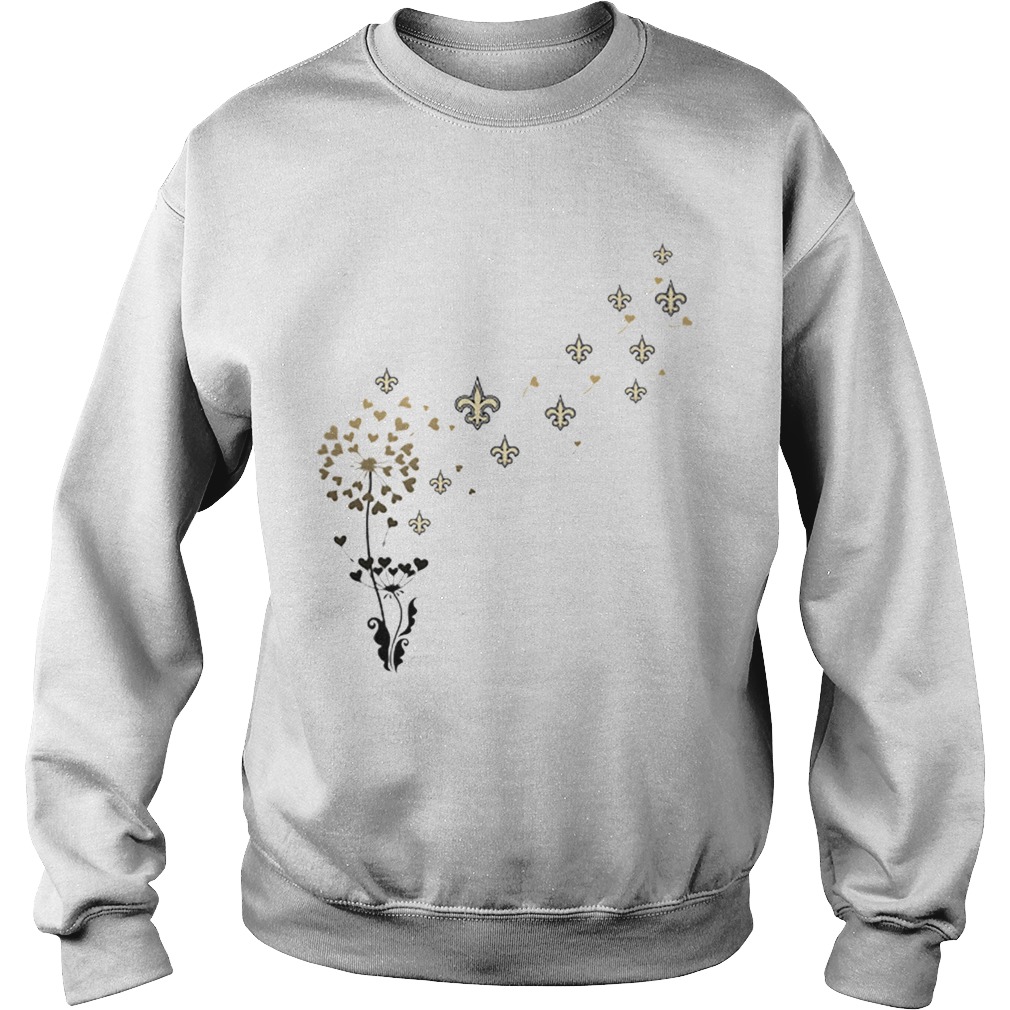 New Orleans Saints dandelion flower Sweatshirt