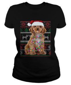 Nice Cockapoo Ugly Sweater Christmas Gift  Classic Ladies