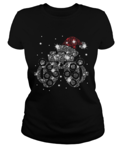 Optometry Bright Santa Diamond Christmas  Classic Ladies