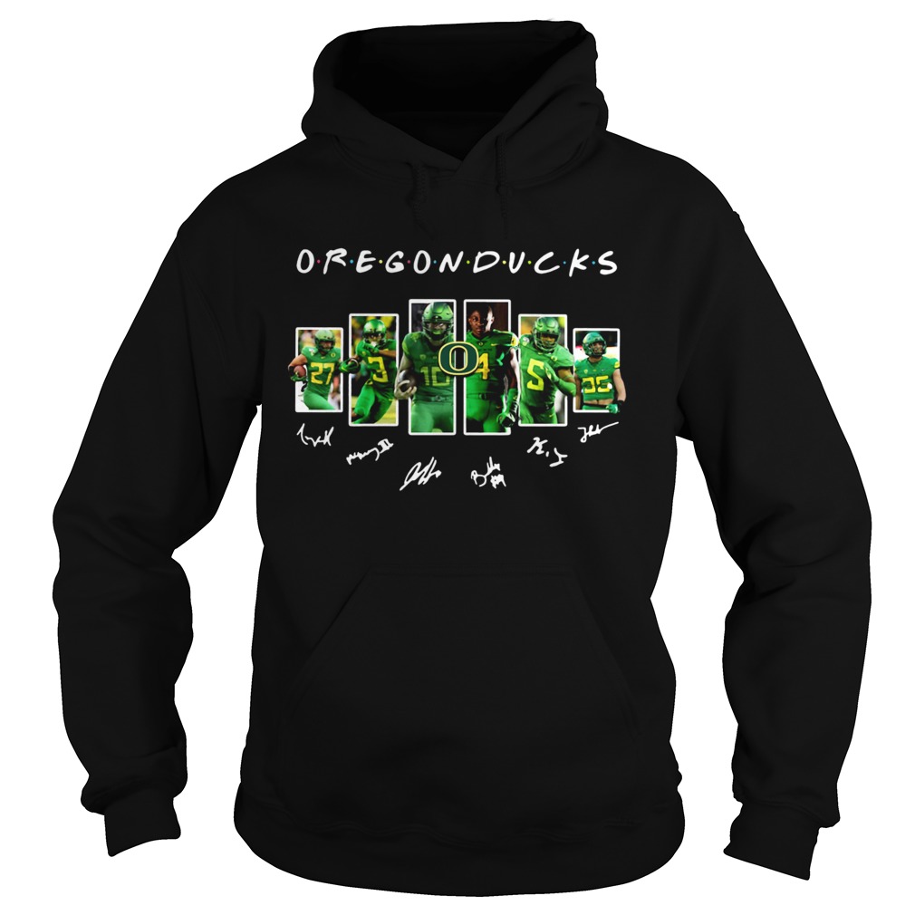 Oregon Ducks football Friends TV show Signatures Hoodie