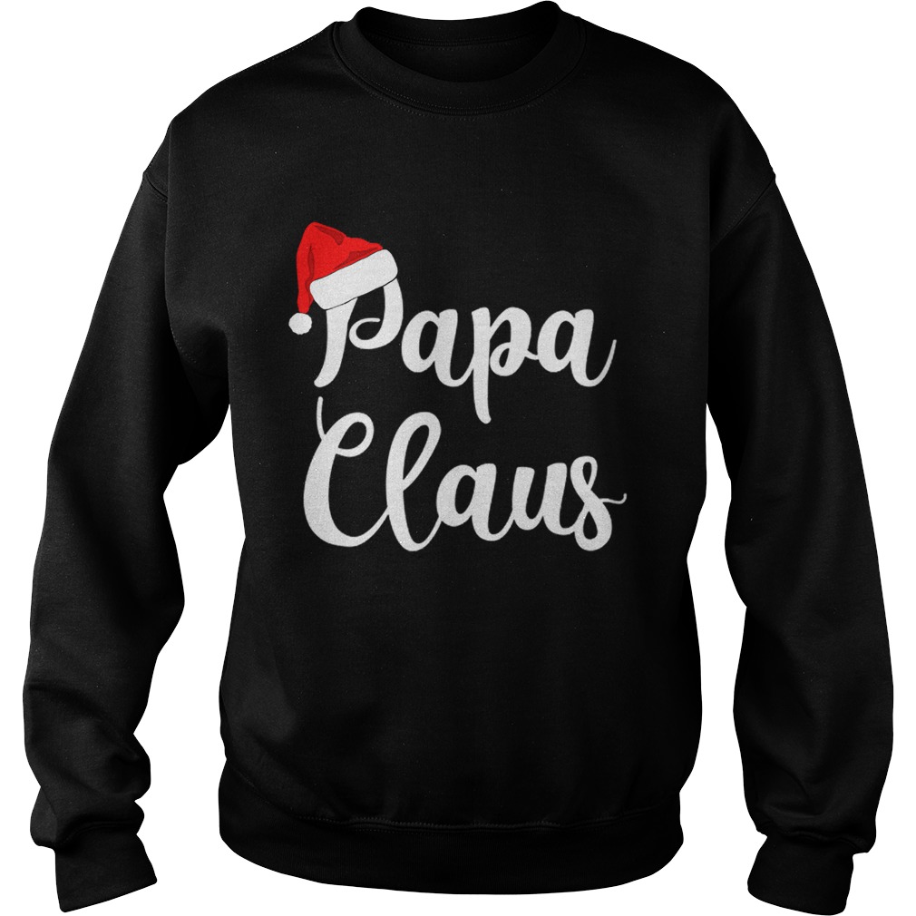 Papa Claus Christmas Family Matching Pajama Sweatshirt