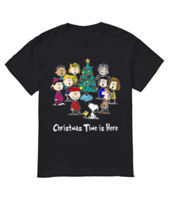 Peanuts Charlie Brown Snoopy Christmas Time is here  Classic Men's T-shirt