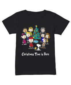 Peanuts Charlie Brown Snoopy Christmas Time is here  Classic Women's T-shirt