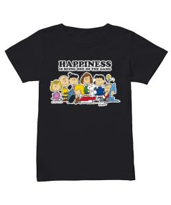 Peanuts Charlie Brown Snoopy Happiness is being one of the Gang  Classic Women's T-shirt
