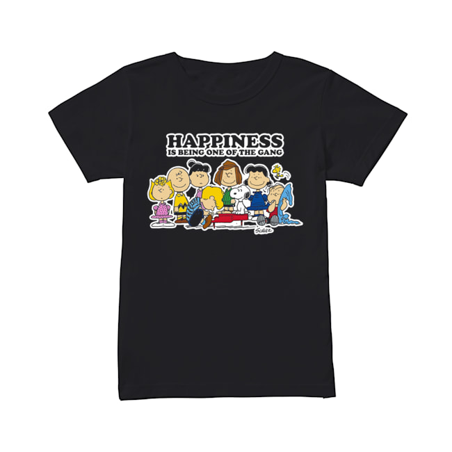 Peanuts Charlie Brown Snoopy Happiness is being one of the Gang Classic Women's T-shirt