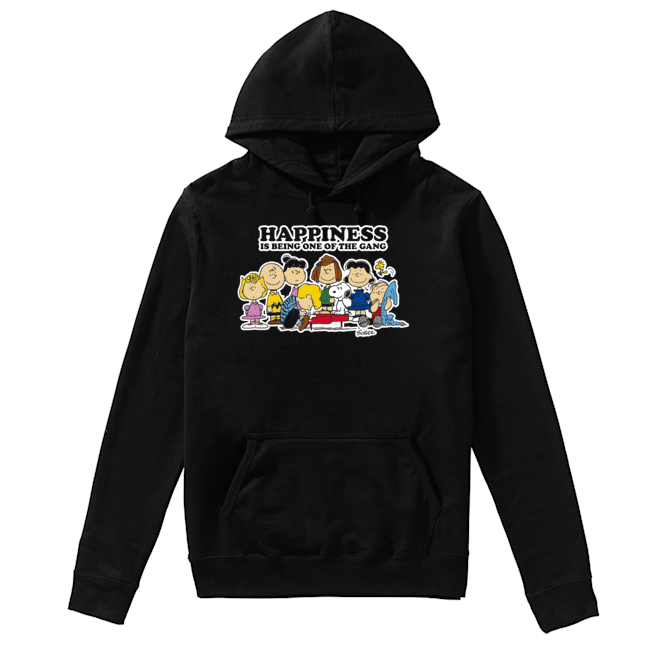 Peanuts Charlie Brown Snoopy Happiness is being one of the Gang Unisex Hoodie