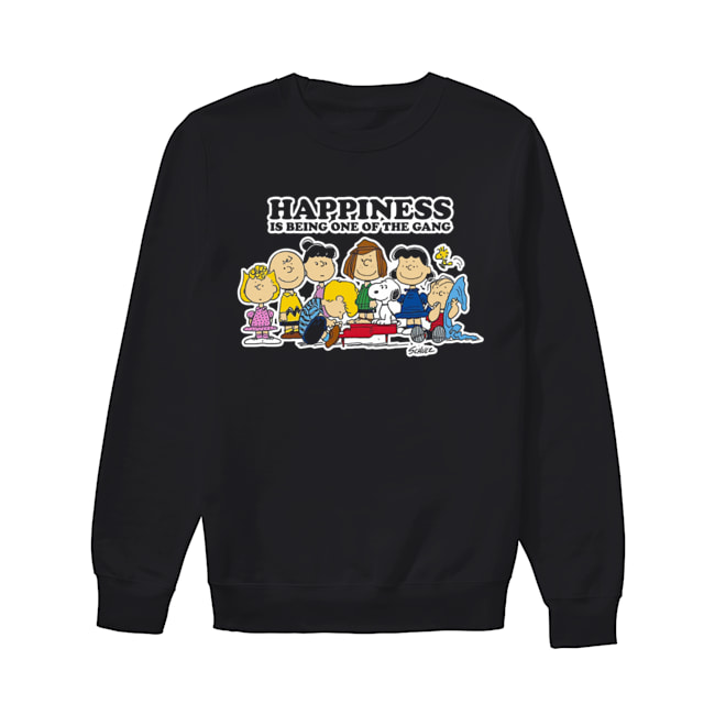 Peanuts Charlie Brown Snoopy Happiness is being one of the Gang Unisex Sweatshirt