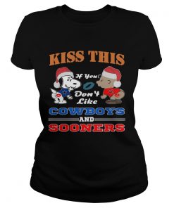 Peanuts kiss this if you dont like Cowboys and Sooners  Classic Ladies
