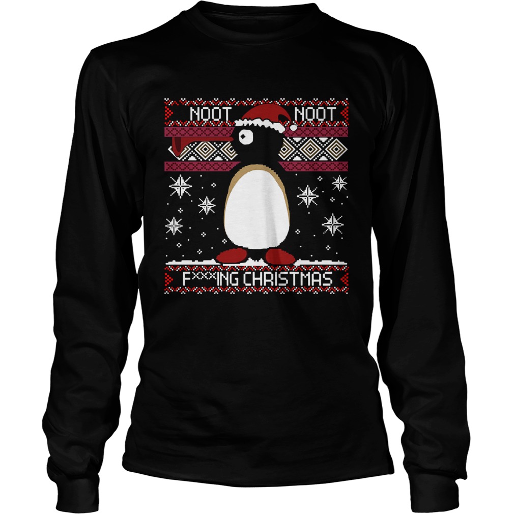 Pingu Noot Noot fucking ugly Christmas LongSleeve
