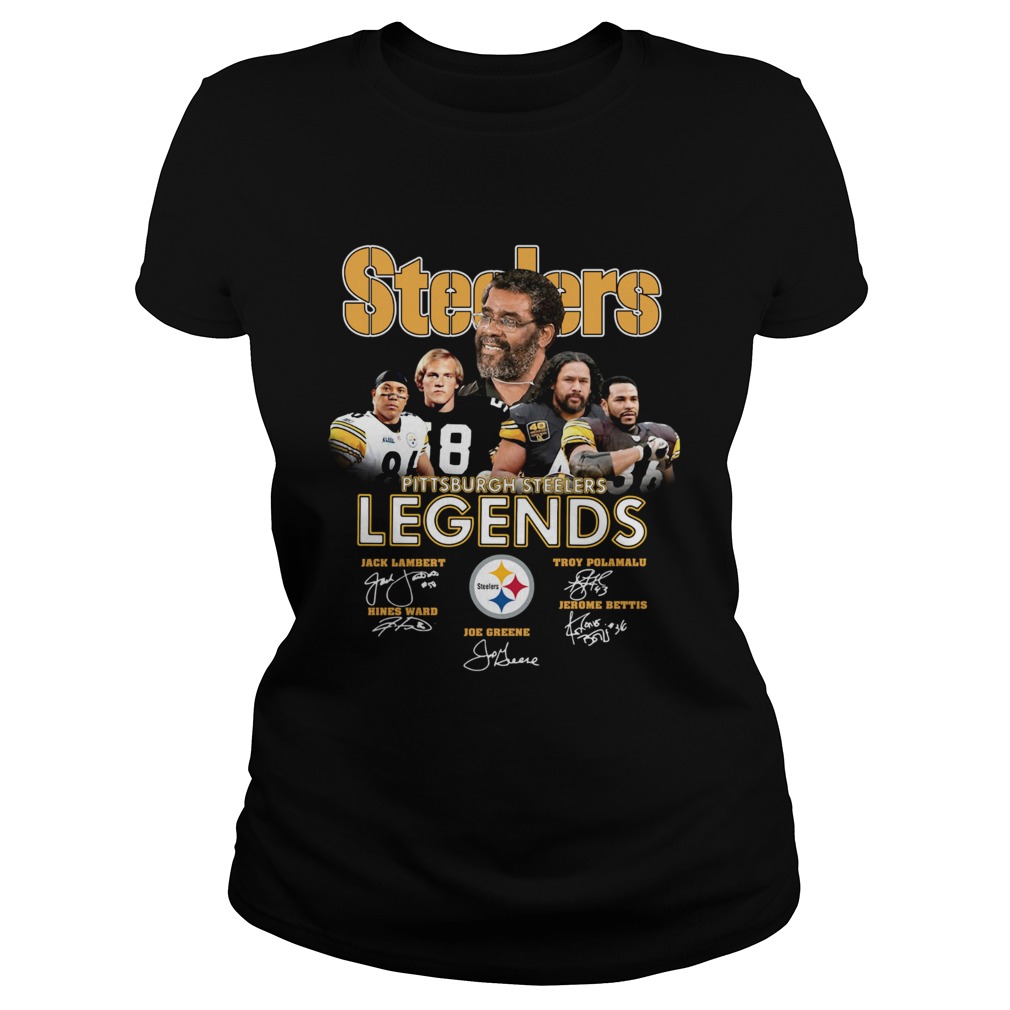 Pittsburgh Steelers Legends team signatures Classic Ladies