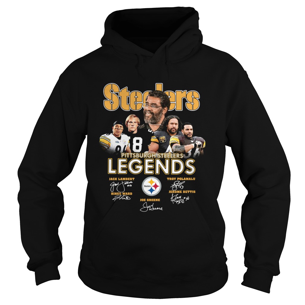 Pittsburgh Steelers Legends team signatures Hoodie