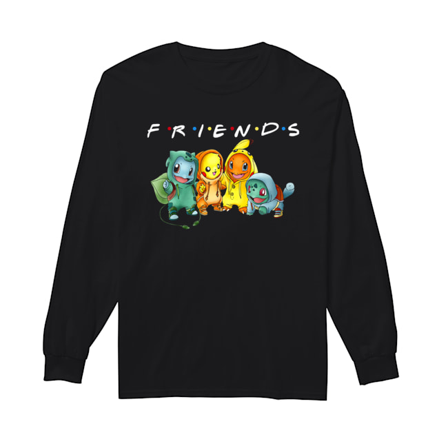 Pokemon Friends TV Show Shirt Long Sleeved T-shirt