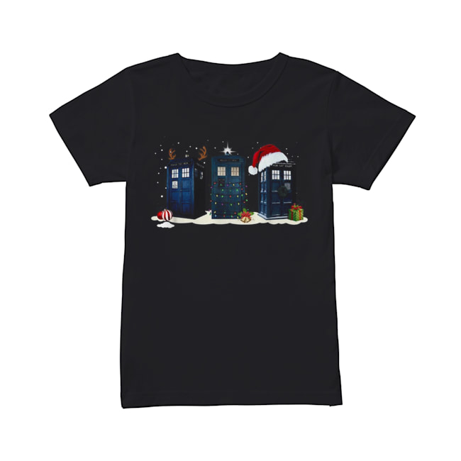 Police Box Reindeer Christmas Classic Women's T-shirt