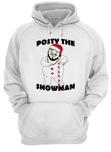 Post Malone Posty The Snowman Unisex Hoodie
