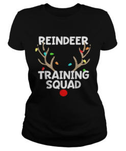 Pretty Christmas Running Reindeer Training Squad Matching 5k  Classic Ladies