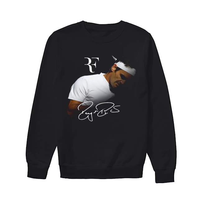 Rf Roger Federer Signed Shirt Unisex Sweatshirt