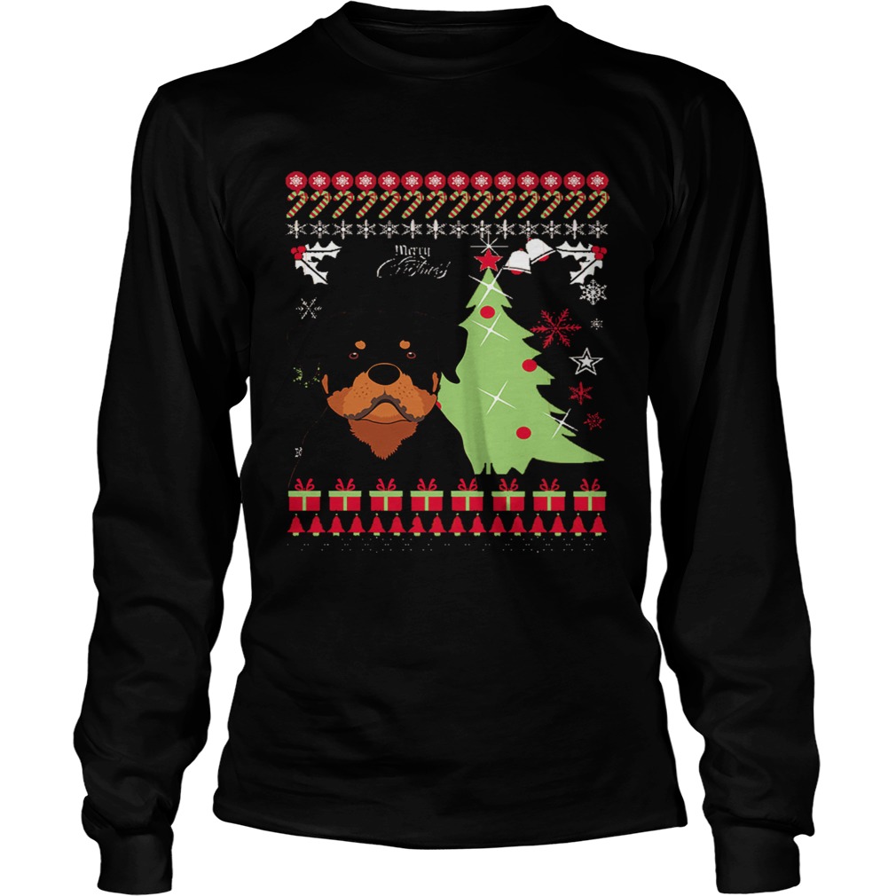 Rottweiler Ugly Christmas LongSleeve
