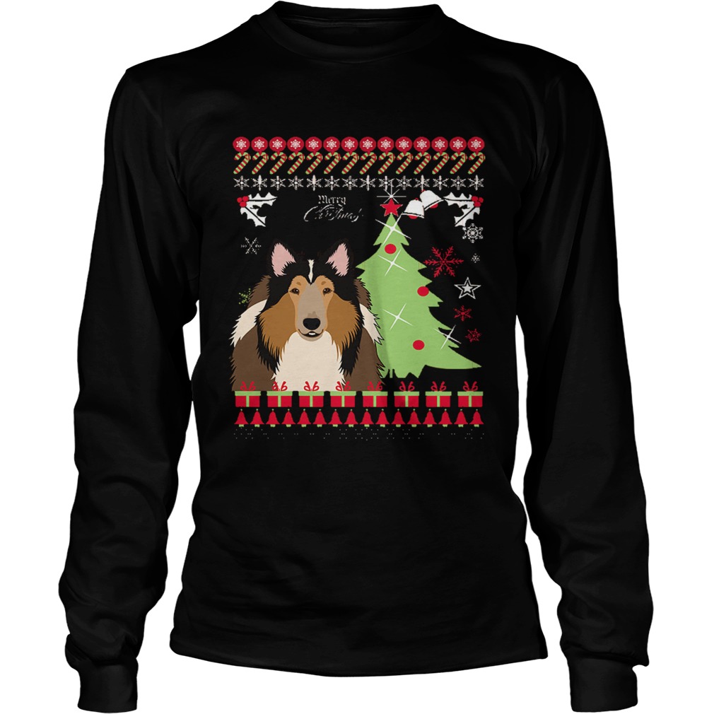 Rough collie Ugly Christmas LongSleeve
