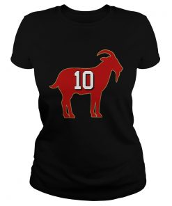 San Francisco 49ers Jimmy Garoppolo 10 Goat  Classic Ladies