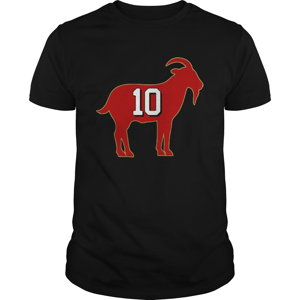 San Francisco 49ers Jimmy Garoppolo 10 Goat shirt