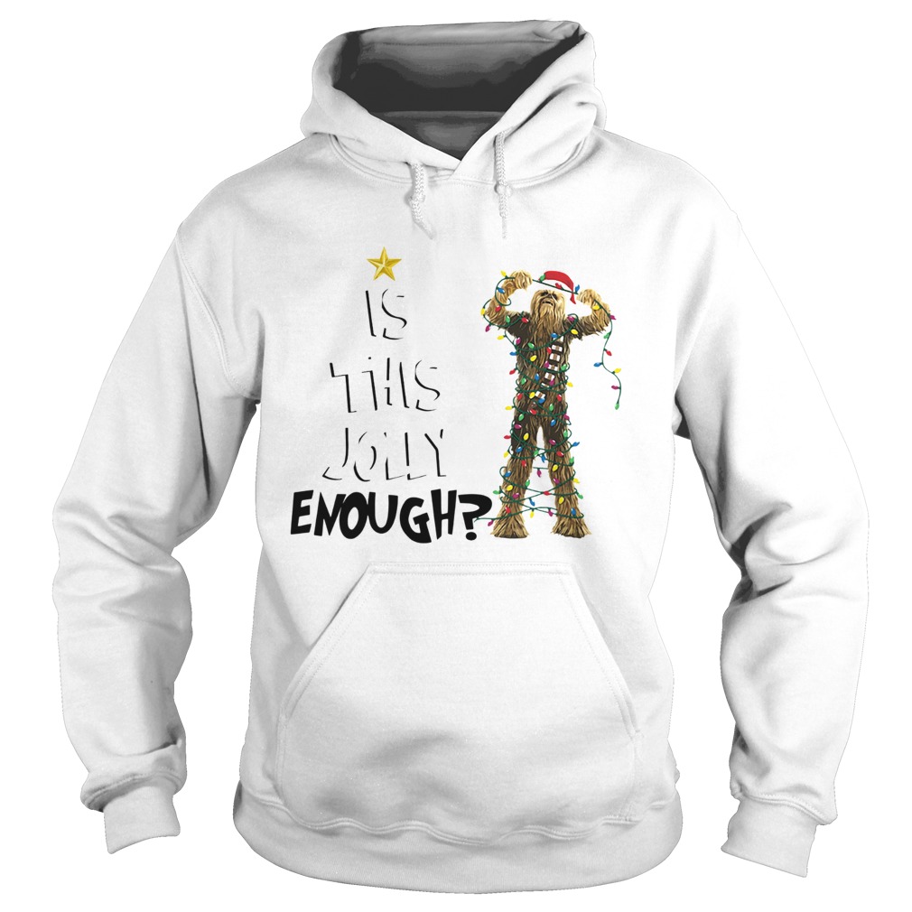 Santa Chewbacca is this jolly enough christmas Hoodie