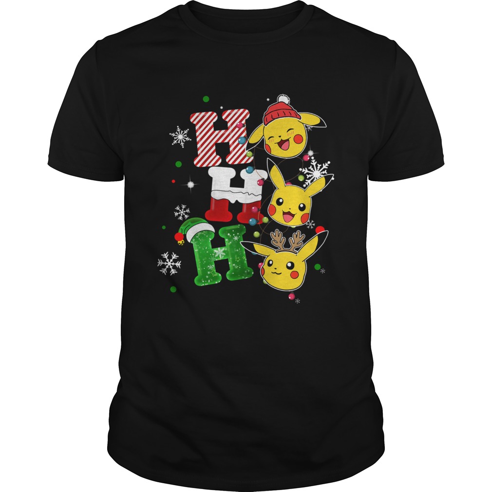 Santa Pikachu ho ho ho christmas Unisex