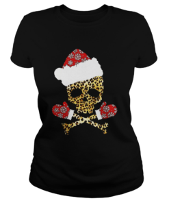 Santa Skull Leopard Christmas  Classic Ladies