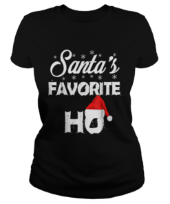 Santas Favorite Ho Funny Christmas Gift  Classic Ladies
