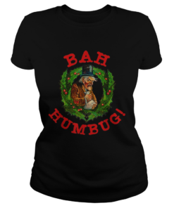 Scrooge Bah Humbug ArtFunny Anti Christmas Spirit  Classic Ladies